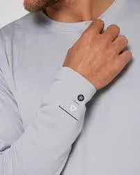 Follow Water tee L/S -Grey